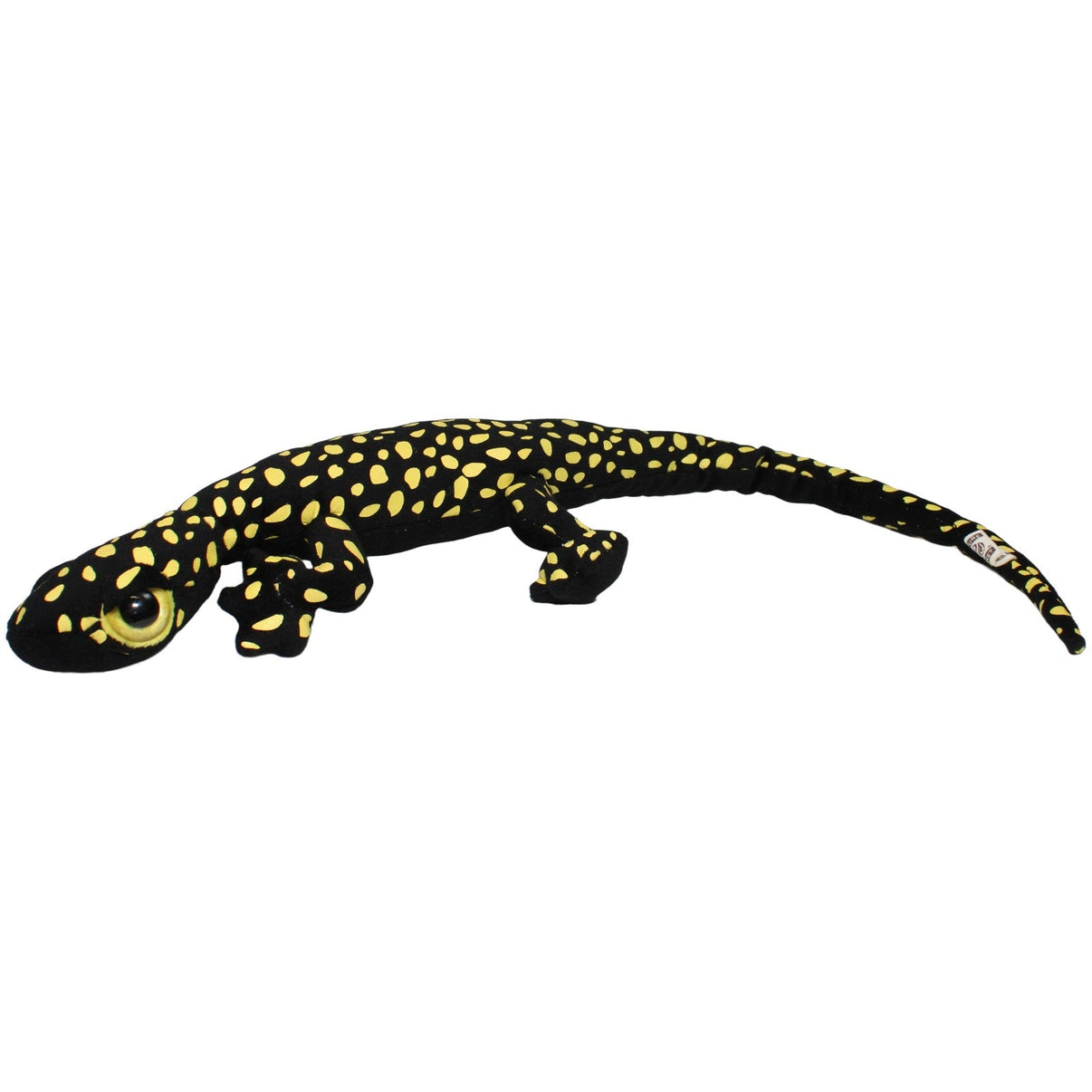 123000023463 Nature Planet Langer Gecko, schwarz mit gelben Punkten Kuscheltier Kumpel Leo 60cm ebay - stofftiere Gebraucht