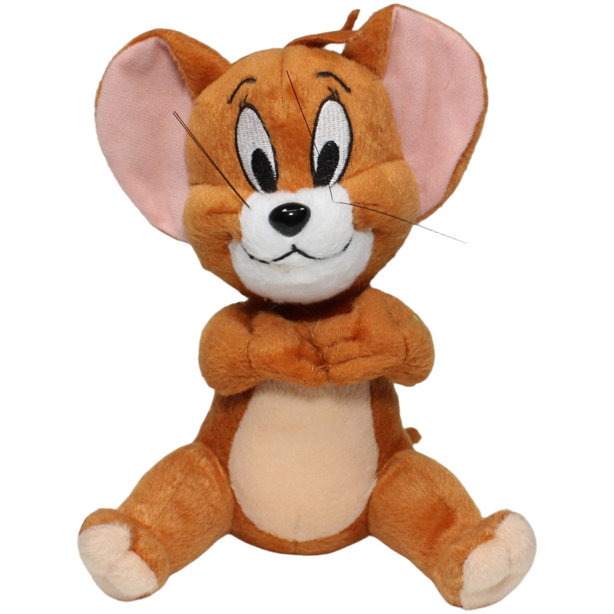 123000023464 Full World Merchandising Jerry aus Tom & Jerry, sitzend Kuscheltier Kumpel Leo 20cm _Vintage_ Braun