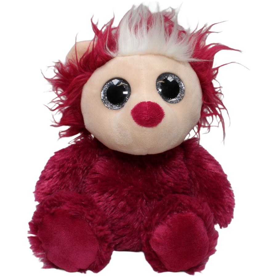 Großes Stinktier mit Glitzer-Augen, dunkelpink