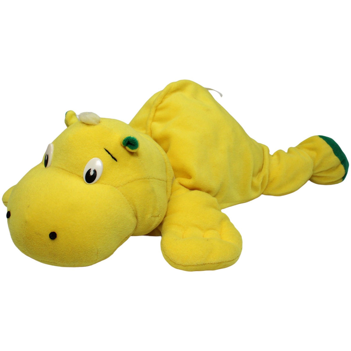123000023489 Euro Play Gelbes XL Nilpferd "Knuffels", liegend Kuscheltier Kumpel Leo 50cm _Vintage_ ebay - 20 - stofftiere