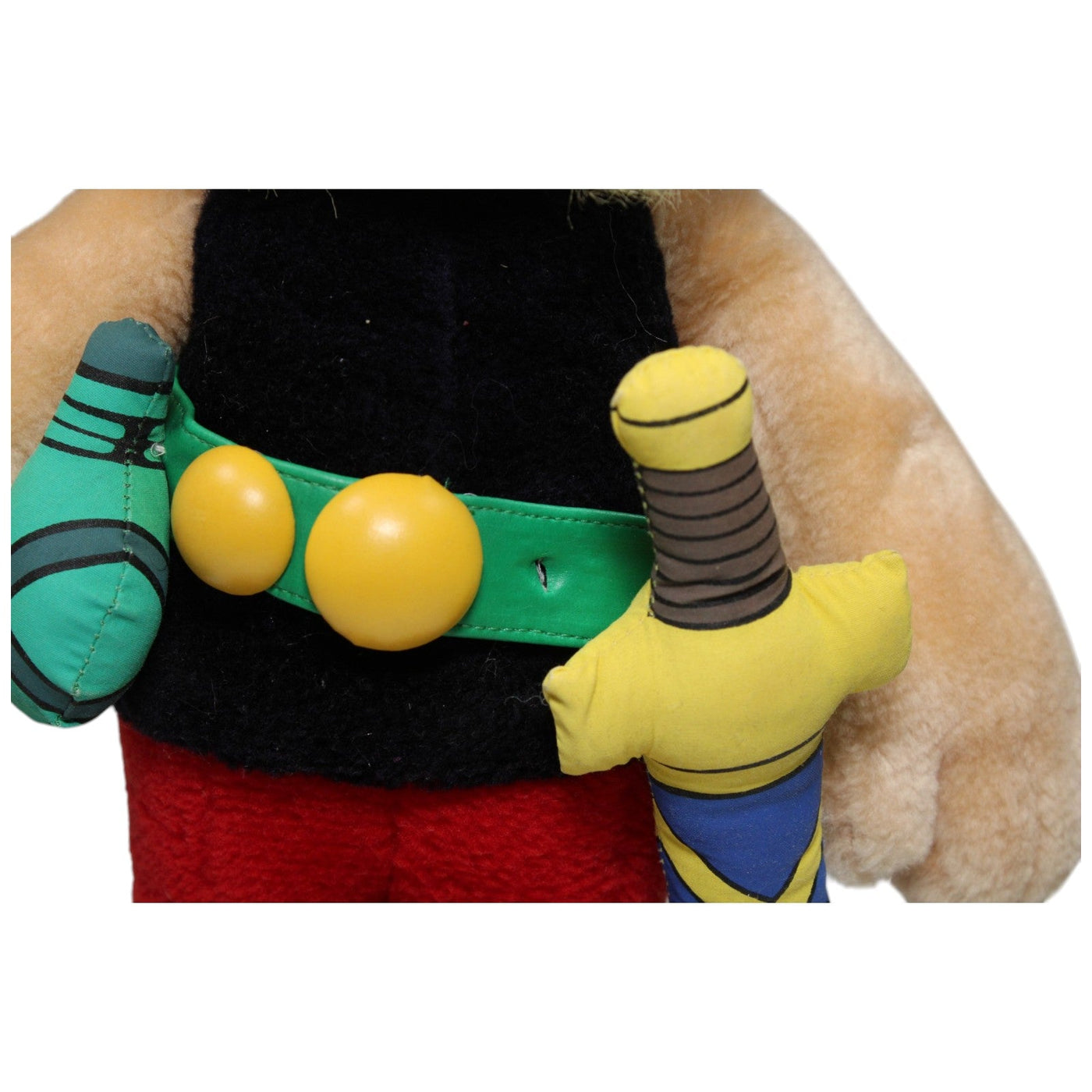 123000023504 Michael Mühleck Asterix mit Schwert & Zaubertrank, groß Plüschfigur Kumpel Leo 1994 35cm _Vintage_