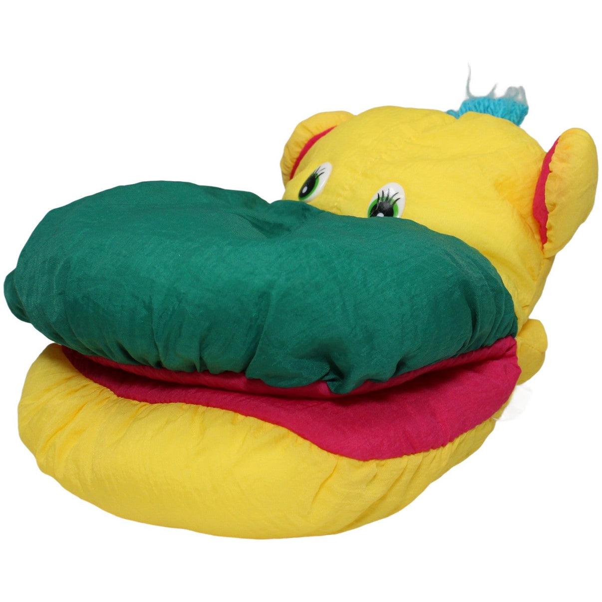 123000023505 Euro Play Knautschi Nilpferd - Kopf, bunt Handpuppe Kumpel Leo 22cm _Vintage_ ebay - 20 - stofftiere