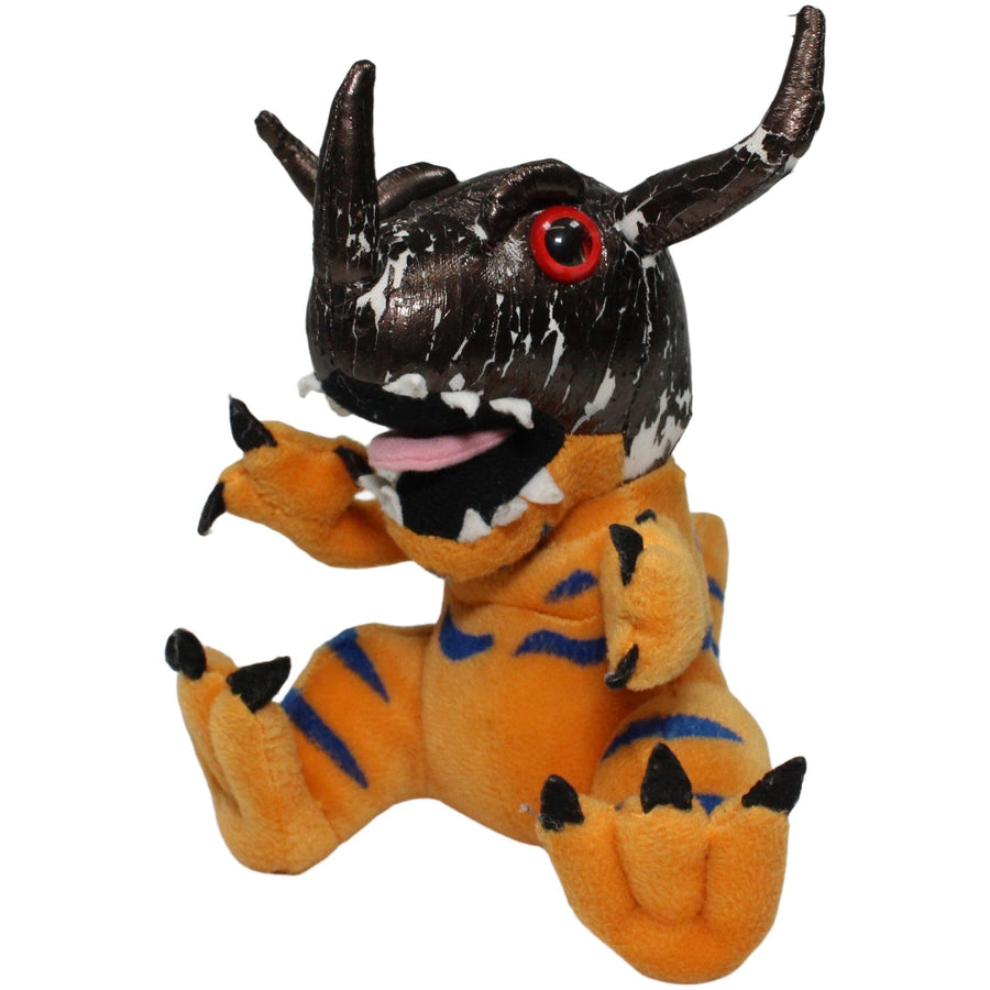 Greymon aus Digimon, sitzend