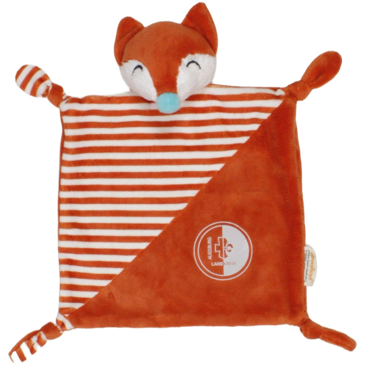 123000023561 inware inwolino, süßer Fuchs "Landkreis Augsburg" Schmusetuch Kumpel Leo 20cm 25cm _Wieder Da_