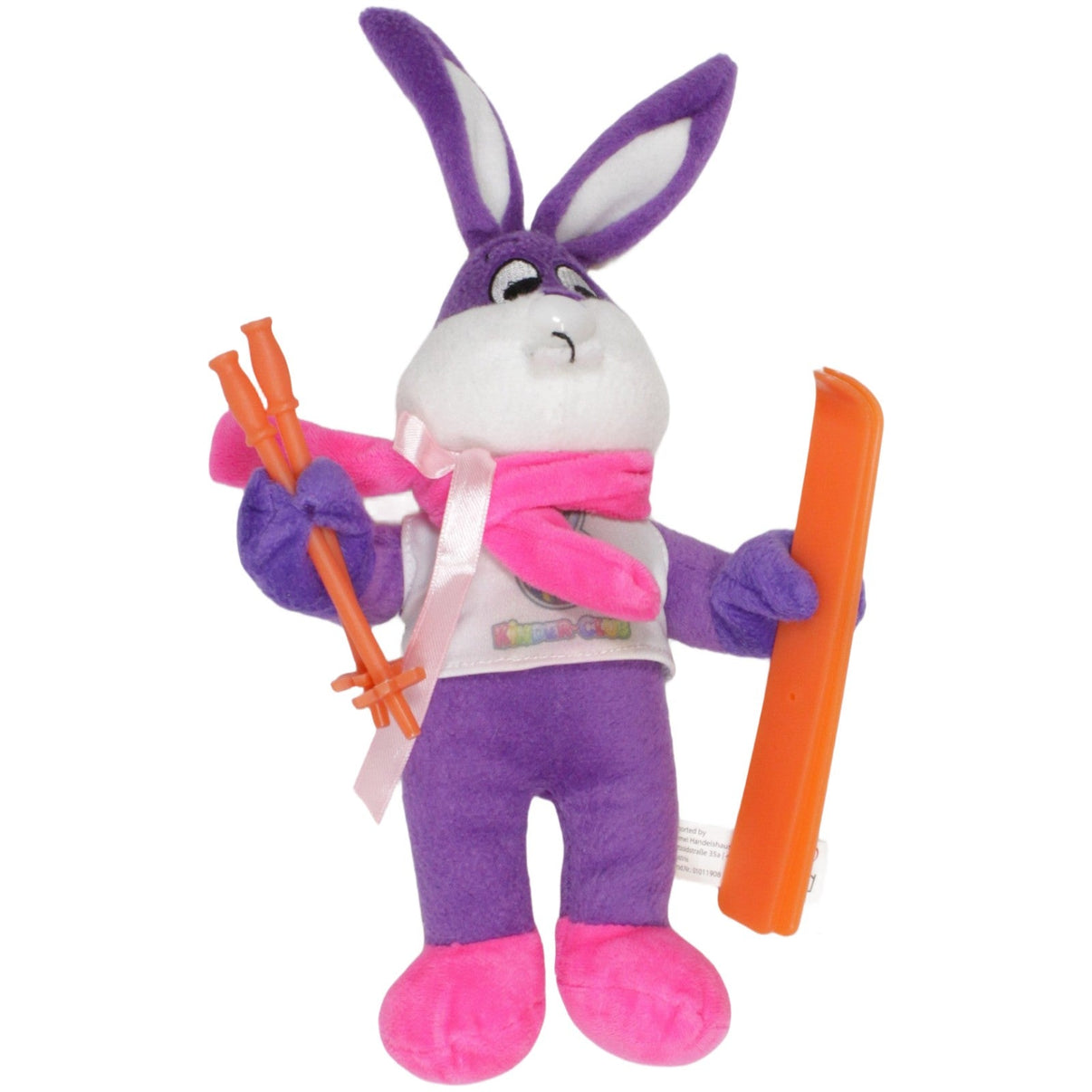 123000023598 Bremel Handelshaus Skischule Toni Gruber, lila Hase aus dem Kinder - Club Kuscheltier Kumpel Leo 21cm _Vintage_ ebay - 20 - stofftiere