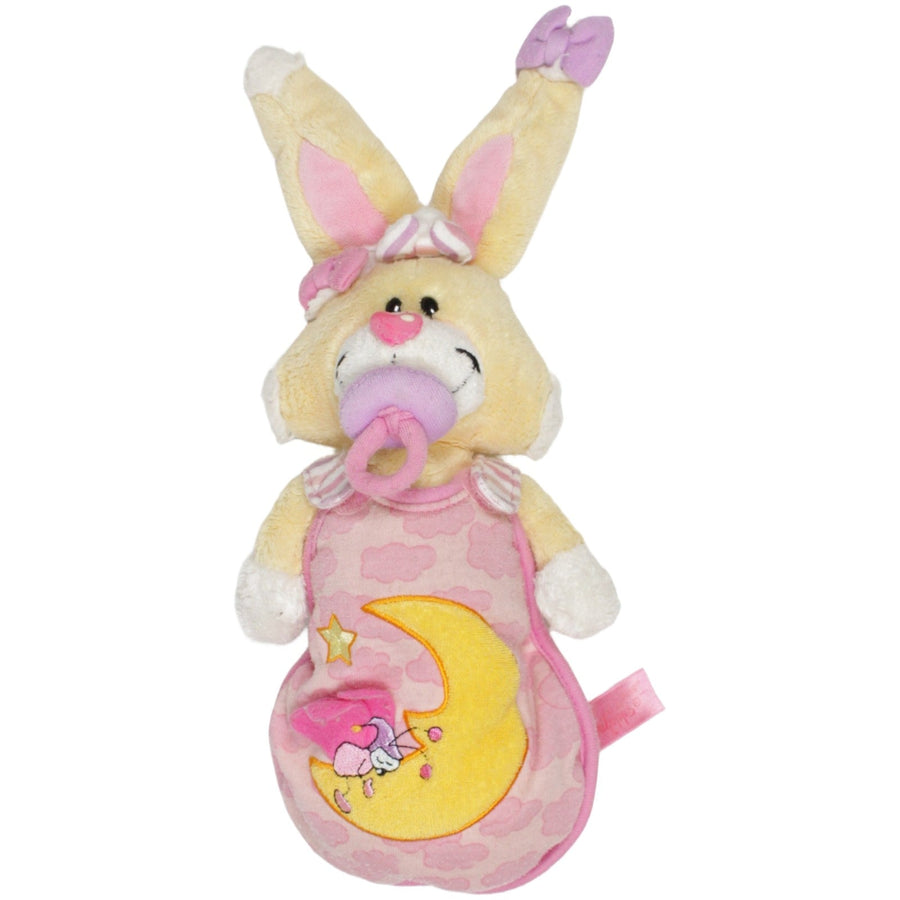 Mimihopps mit Schnuller und im Schlafsack