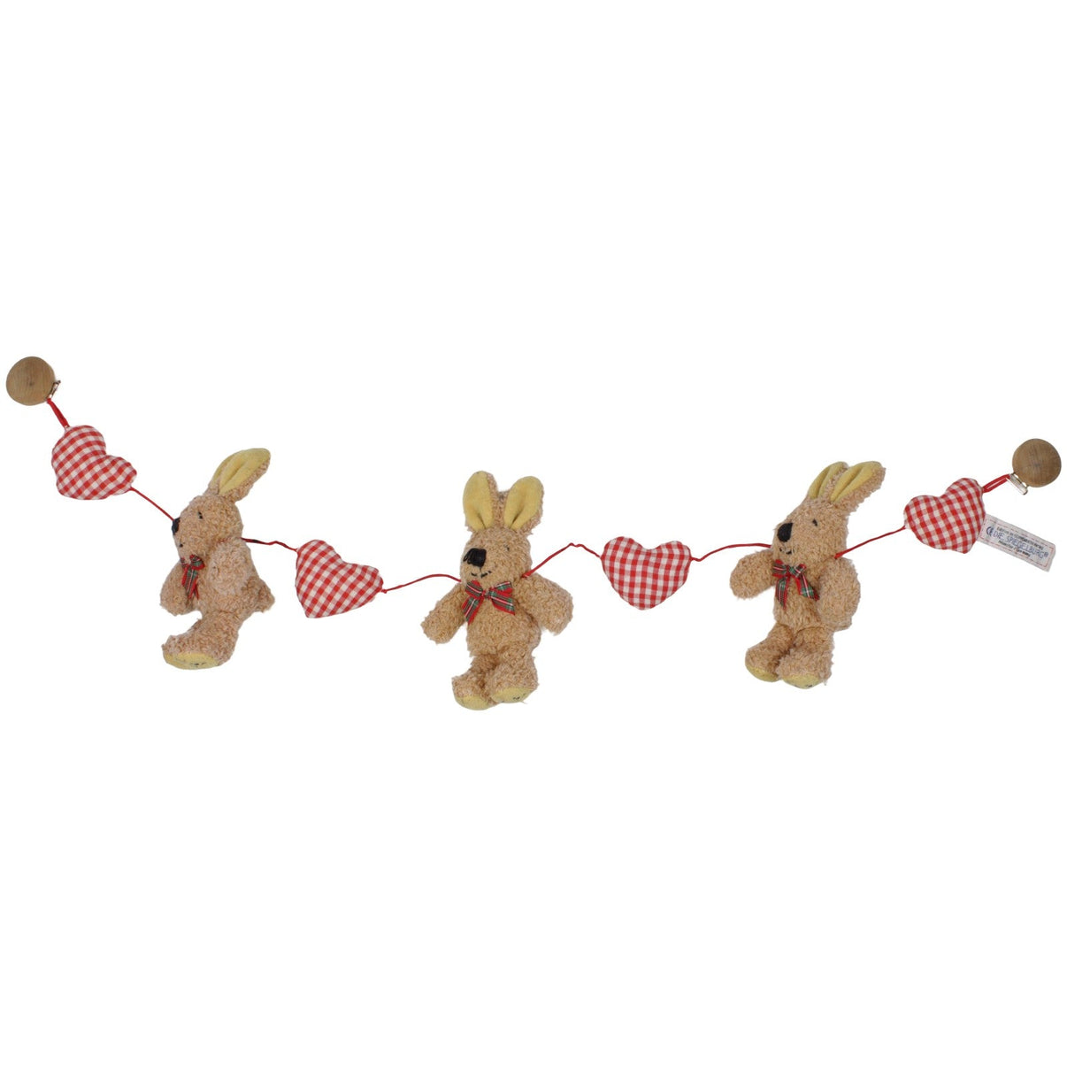 123000023615 Die Spiegelburg Felix der Hase mit Rassel Kinderwagen - Kette Kumpel Leo 86cm Beige Braun