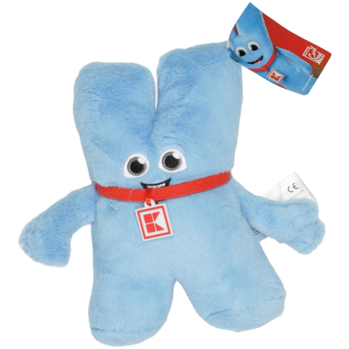 123000023624 Sunkid Kaufland Card XTRA, blaues X Kuscheltier Kumpel Leo 24cm Blau Charakter