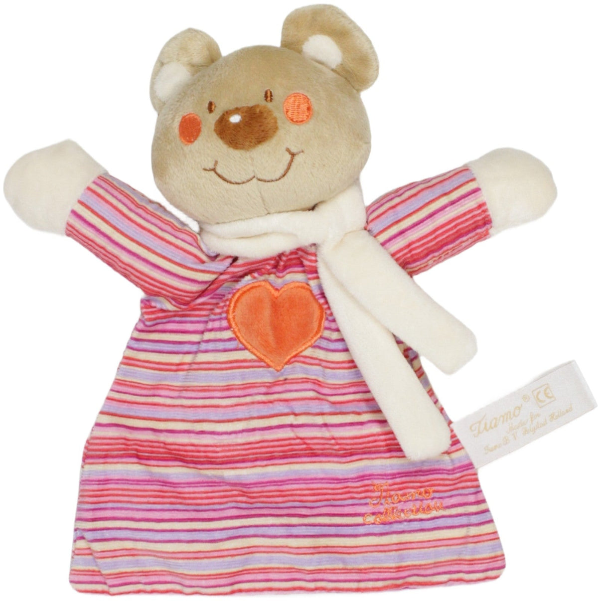 123000023651 Tiamo Tiamo Collection, süßer Koala Schmusetuch mit Rassel Kumpel Leo 22cm _Wieder Da_ Beige