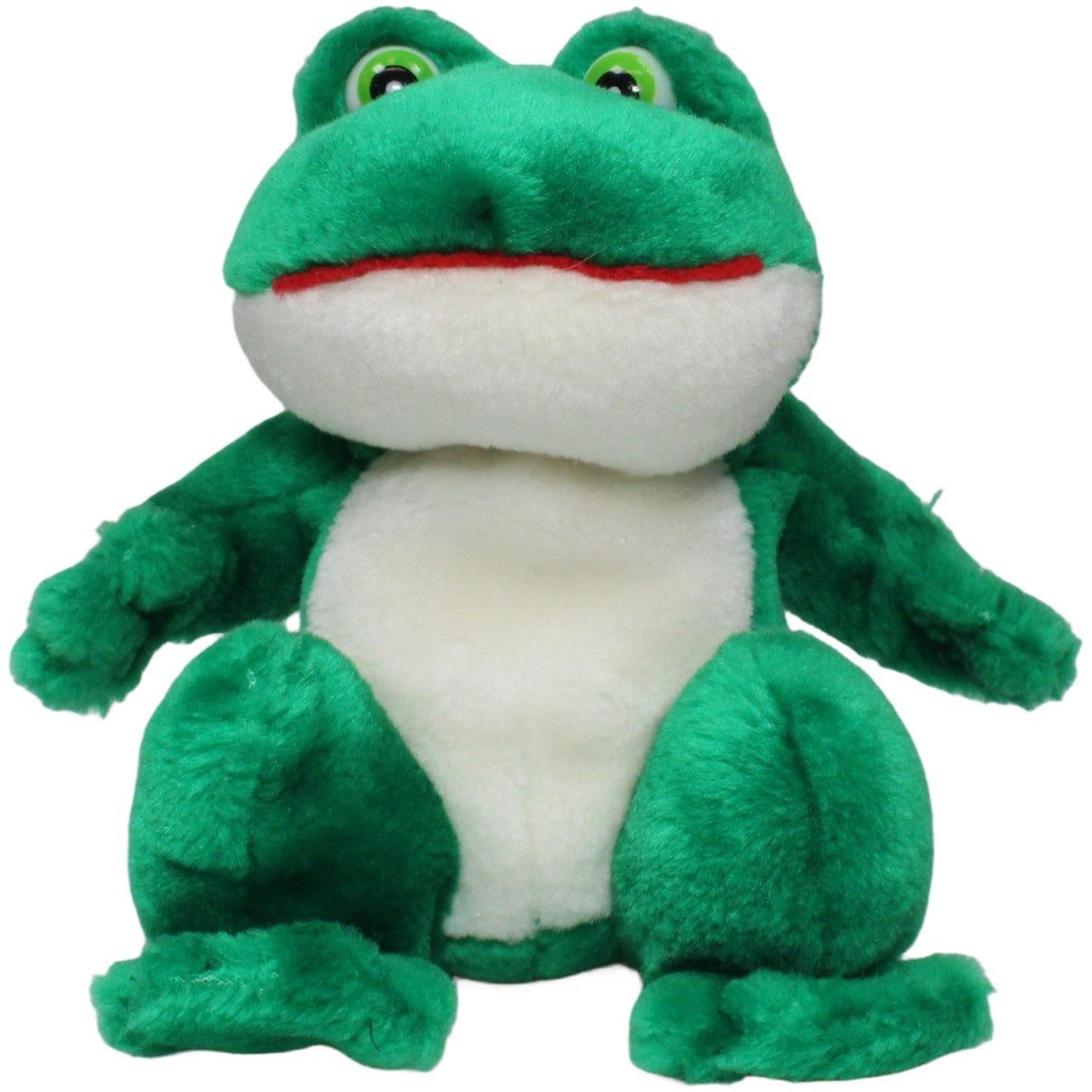 123000023673 Unbekannt Süßer Frosch, sitzend Kuscheltier Kumpel Leo 18cm ebay - stofftiere Frosch