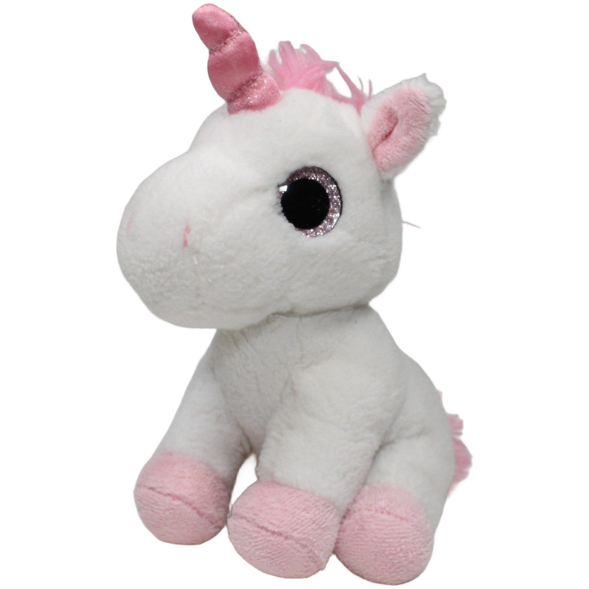 123000023683 Aurora Einhorn, weiß - rosa Kuscheltier Kumpel Leo 20cm ebay - stofftiere Einhorn