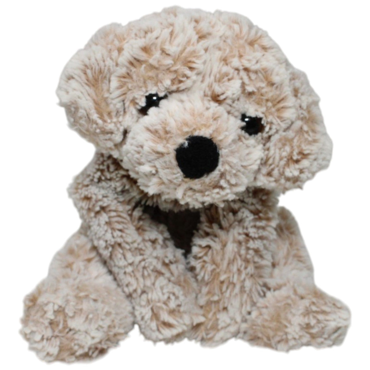 123000023694 Bob der Bär Süßer liegender Hund, superweich Kuscheltier Kumpel Leo 25cm _Wieder Da_ Beige