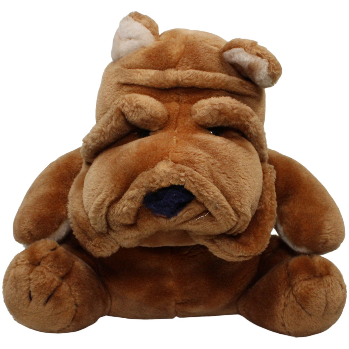 123000023767 Unbekannt Süße braune Bulldogge, sitzend Kuscheltier Kumpel Leo 31cm Braun ebay - stofftiere