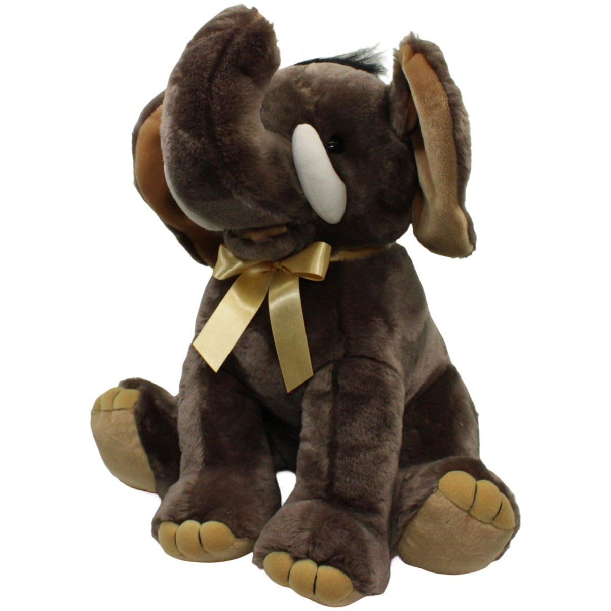 123000023769 Bastitoy Süßer großer Elefant Kuscheltier Kumpel Leo 35cm _Vintage_ Beige