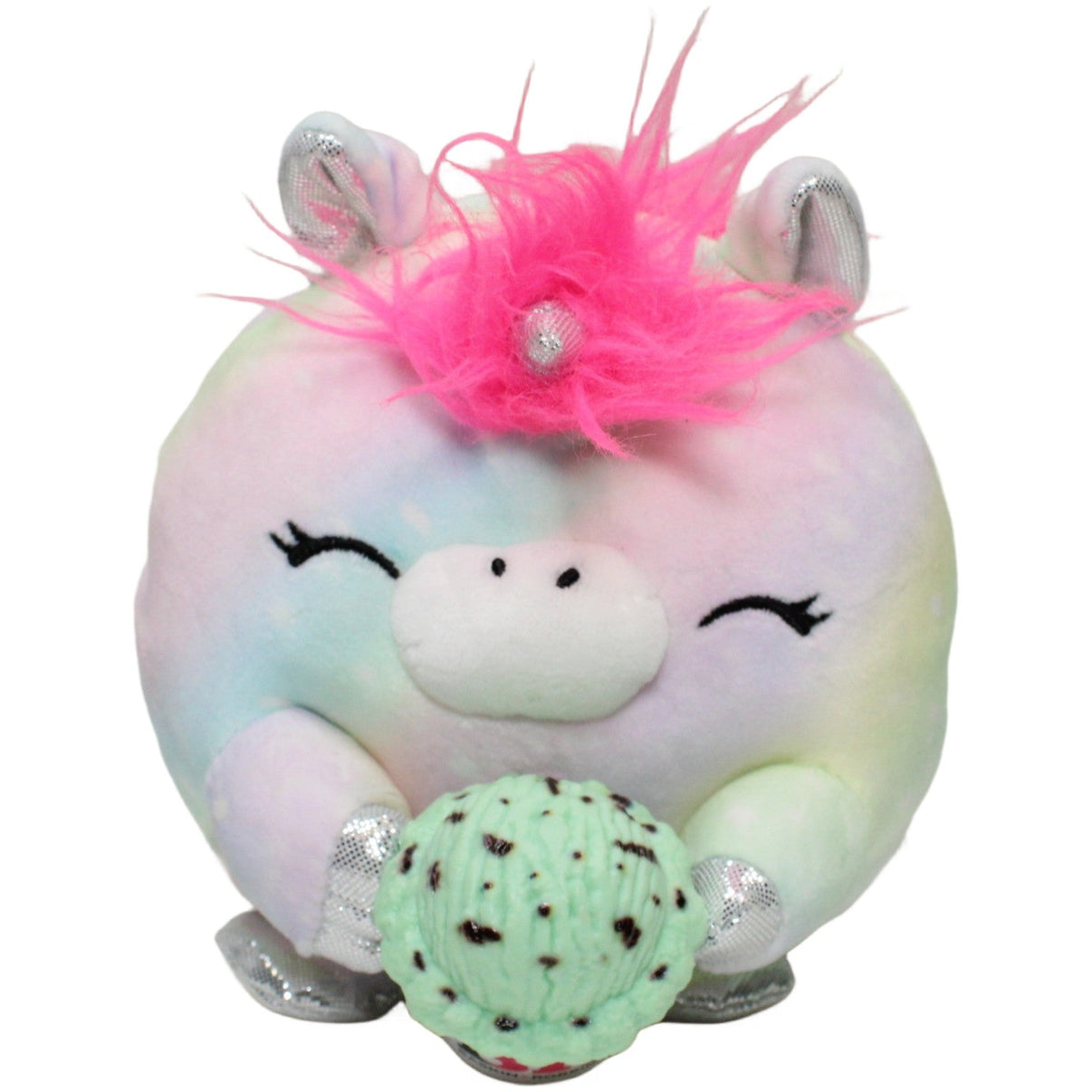 123000023776 Zuru Snackles Series 2 Einhorn Marty mit Baskin - Robbins Eiscreme Kuscheltier Kumpel Leo 15cm ebay - stofftiere Einhorn