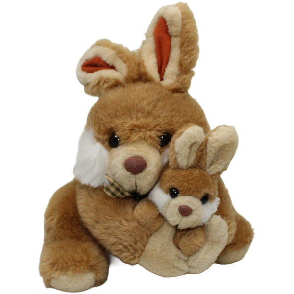 Süßer Hase mit Baby