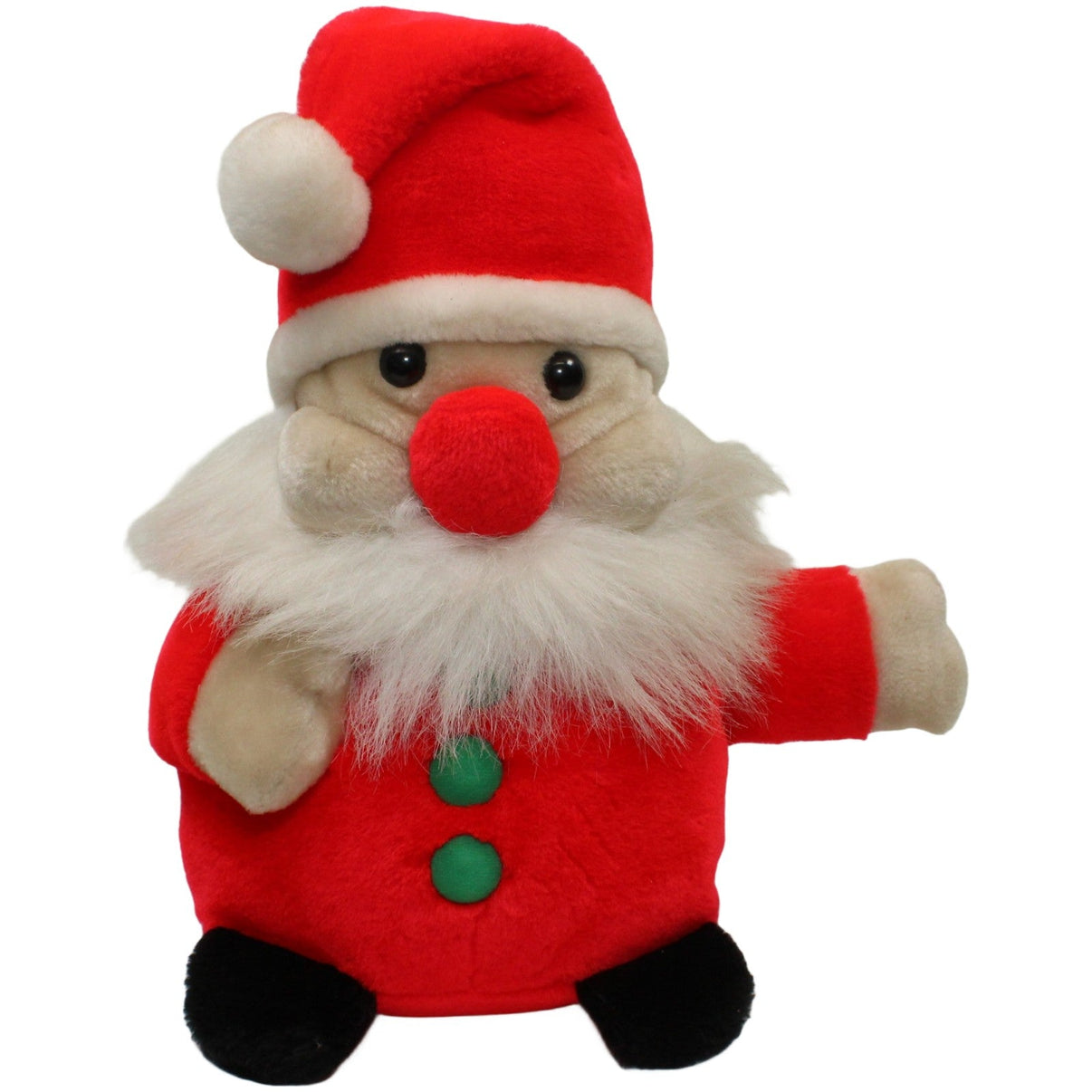 123000023795 G. Gieth Süßer großer Weihnachtsmann mit Beutel Plüschfigur Kumpel Leo 38cm _Vintage_ Charakter