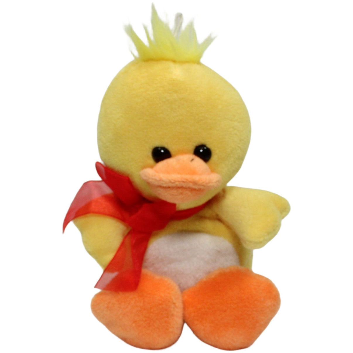 123000023809 Unbekannt Gelbe Ente mit roter Schleife Kuscheltier Kumpel Leo 25cm ebay - stofftiere Ente