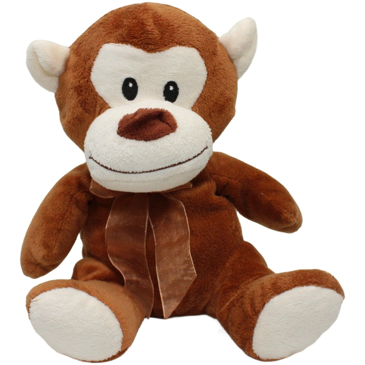 123000023811 Zeeman Süßer sitzender Affe Kuscheltier Kumpel Leo 28cm Affe Braun