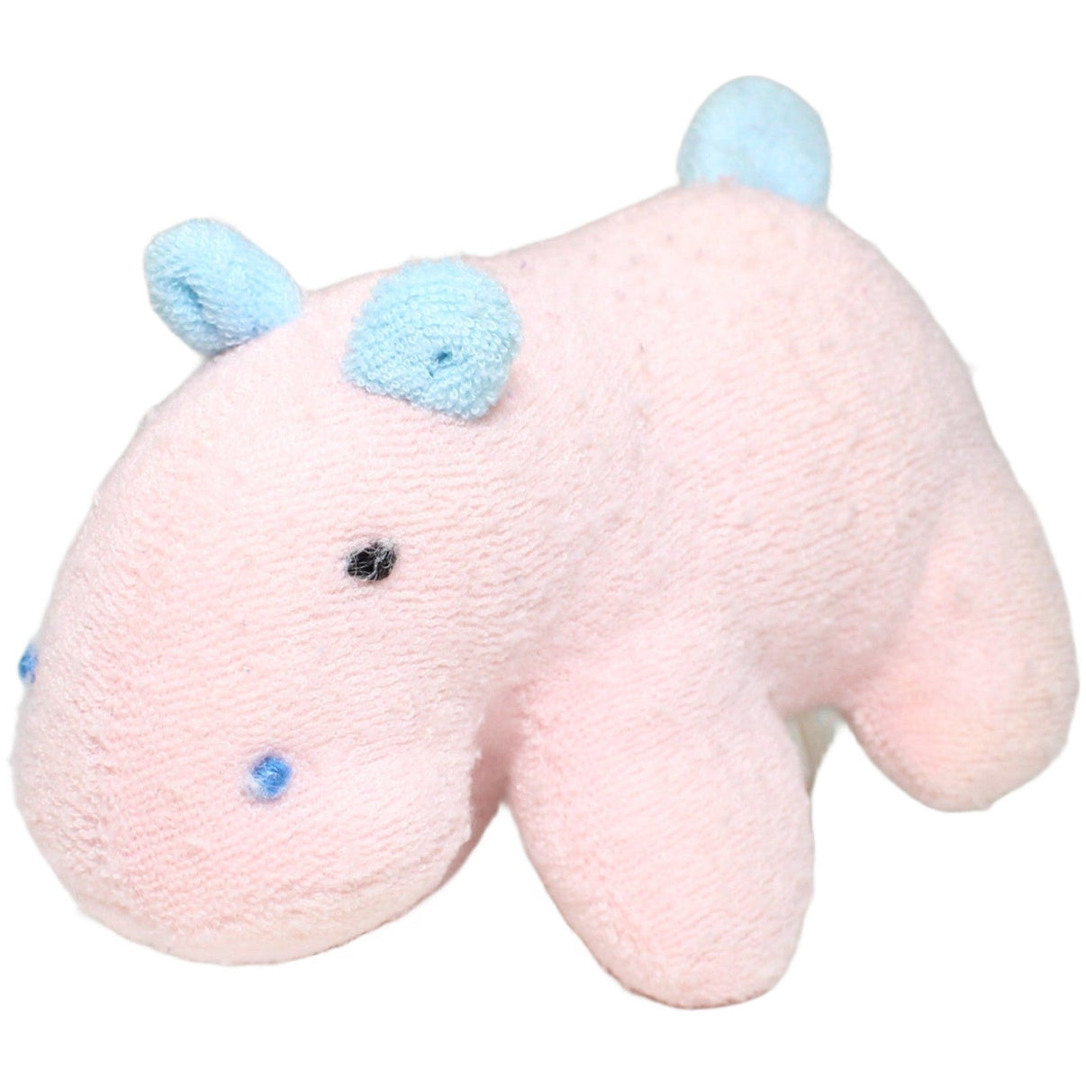 123000023846 Baby Club Frottee - Nilpferd, rosa Kuscheltier Kumpel Leo 14cm _Vintage_ Baby Club