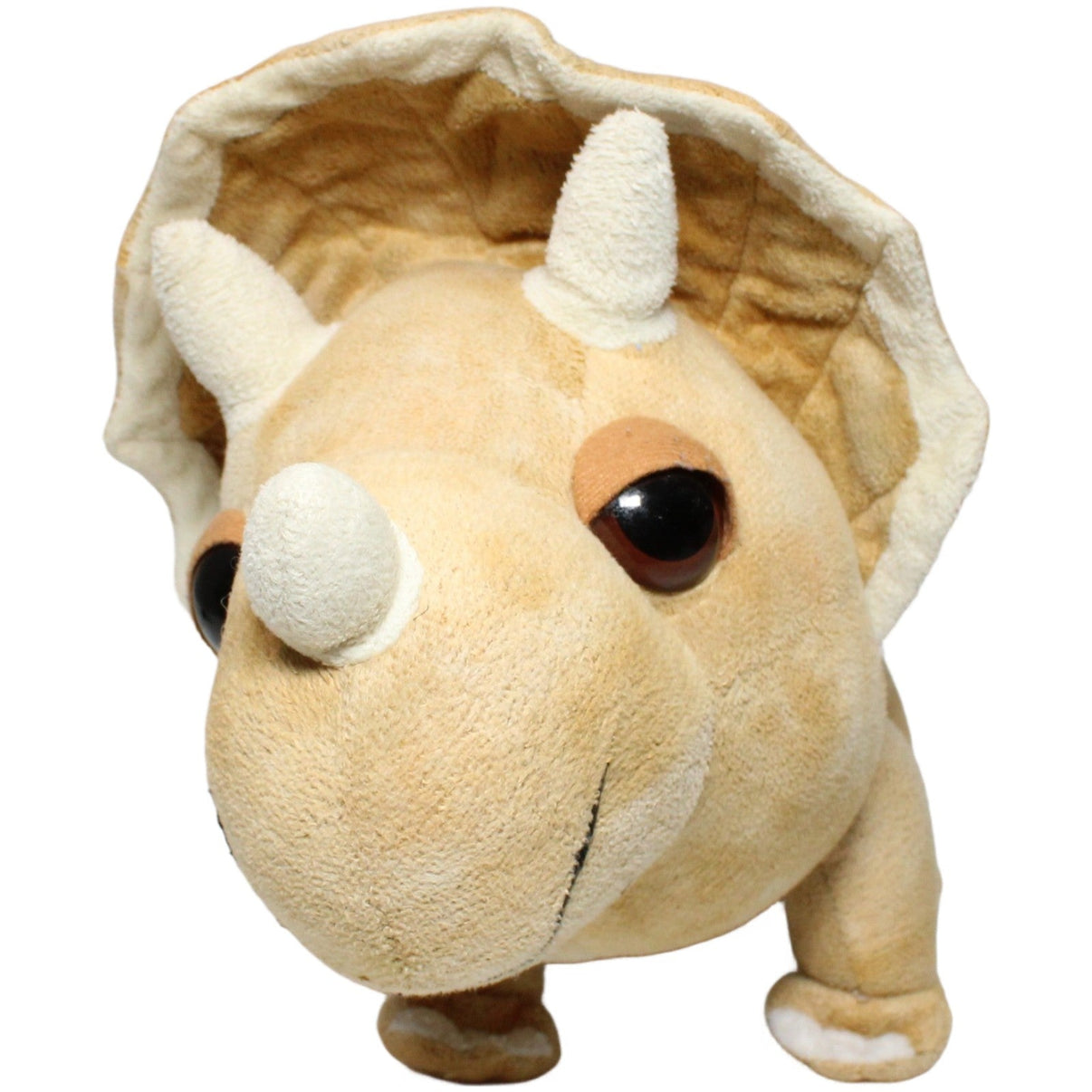 123000023850 TEDI Kuschel - Freunde, Triceratops beige Kuscheltier Kumpel Leo 30cm Beige Dinosaurier