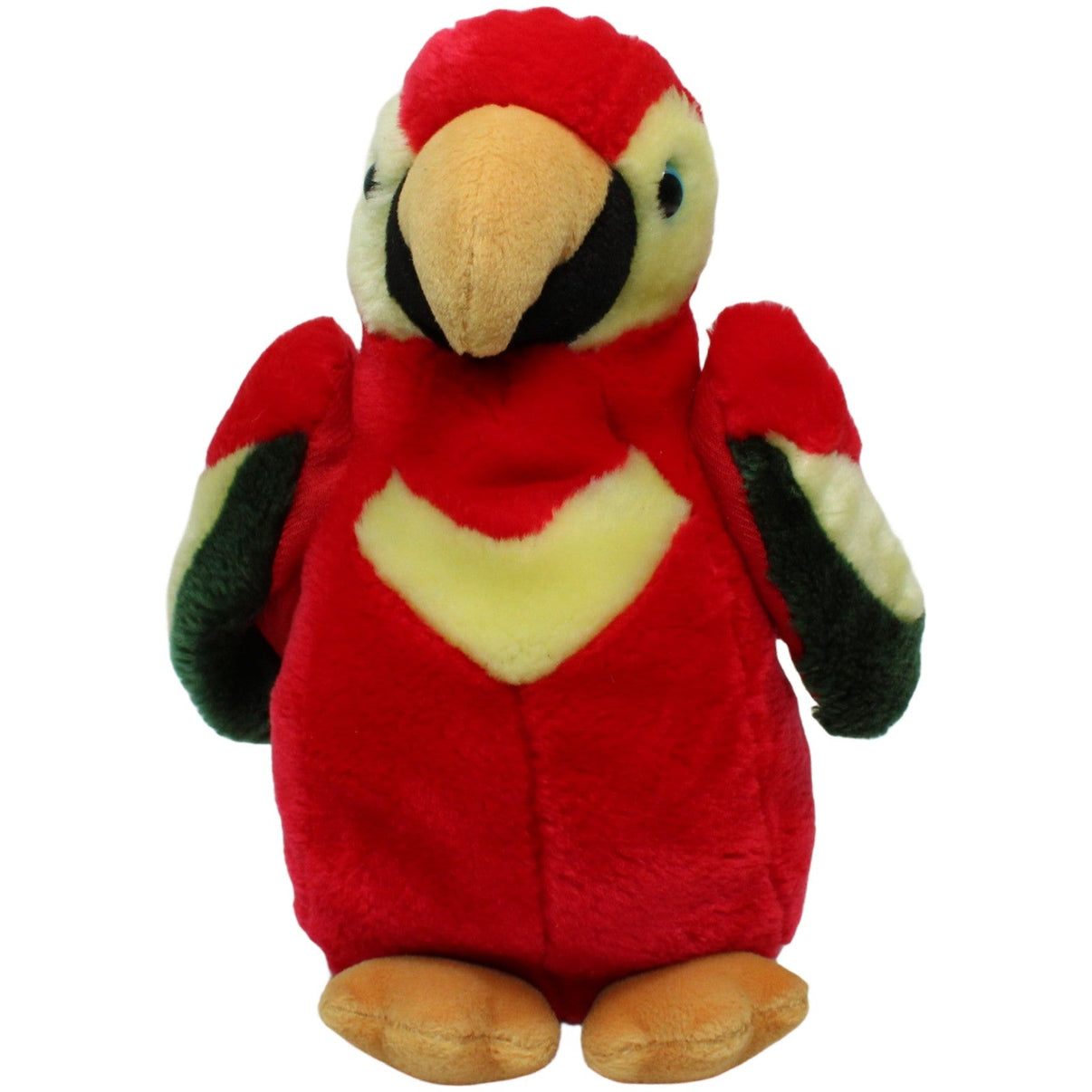 123000023892 L. Hoenicke Bastitoy, schöner roter Papagei Handpuppe Kumpel Leo 25cm ebay - stofftiere Gebraucht