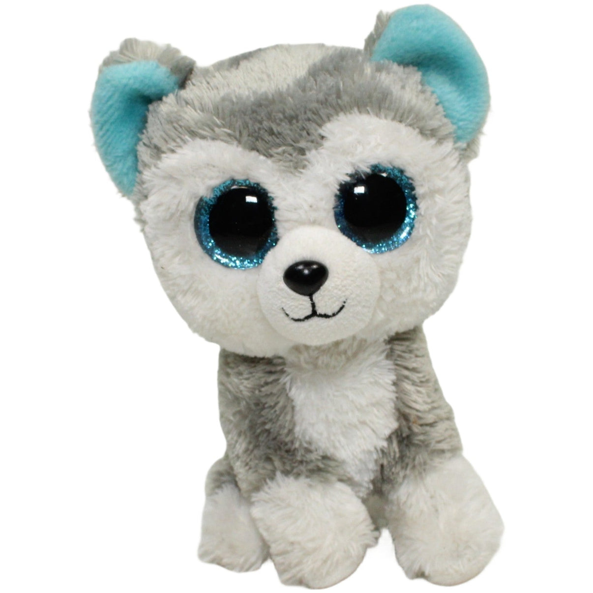 123000023921 TY Kleiner Husky Slush Kuscheltier Kumpel Leo 15cm Blau ebay - stofftiere