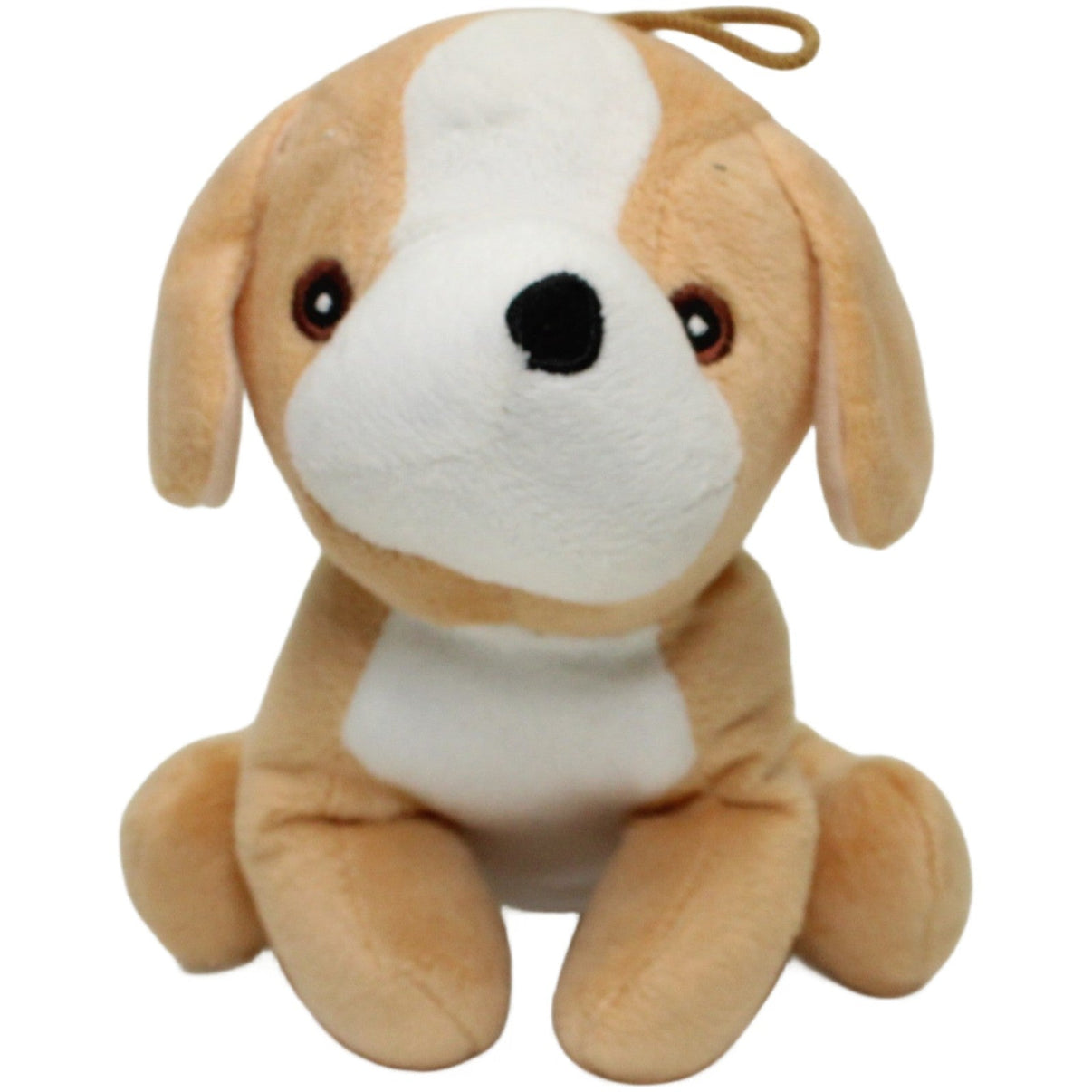 123000023928 Landahl & Baumann Kleiner sitzender Hund, beige - weiß Kuscheltier Kumpel Leo 15cm Beige ebay - stofftiere