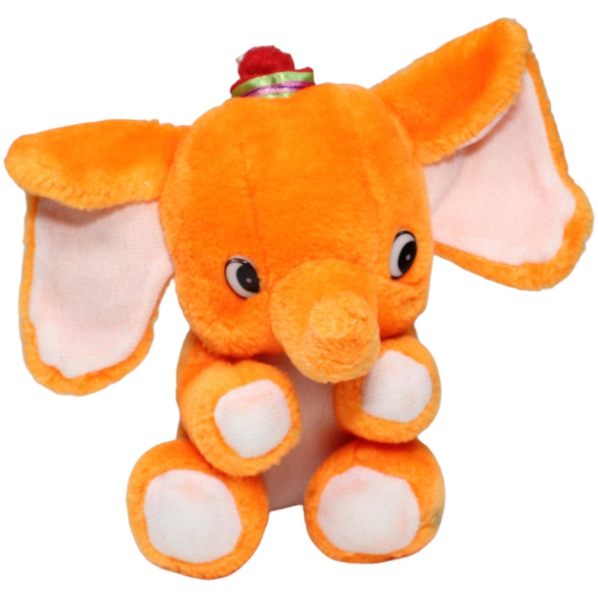 123000023930 Unbekannt Süßer Elefant, orange Kuscheltier Kumpel Leo 15cm _Vintage_ ebay - stofftiere