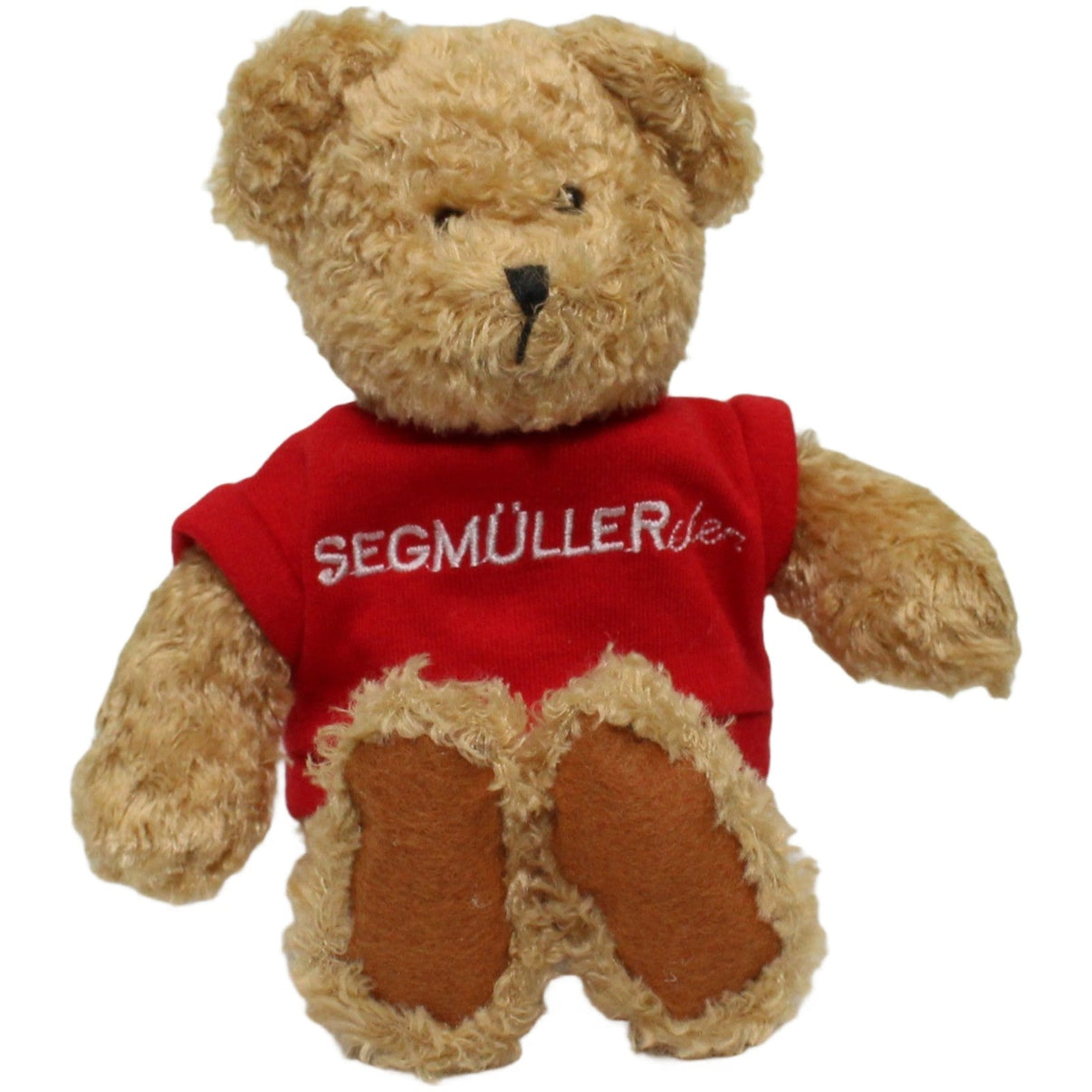 123000023946 G. Wurm Schlenker Teddy mit rotem Shirt "Segmüller.de, 24" Kuscheltier Kumpel Leo 20cm Braun ebay - stofftiere