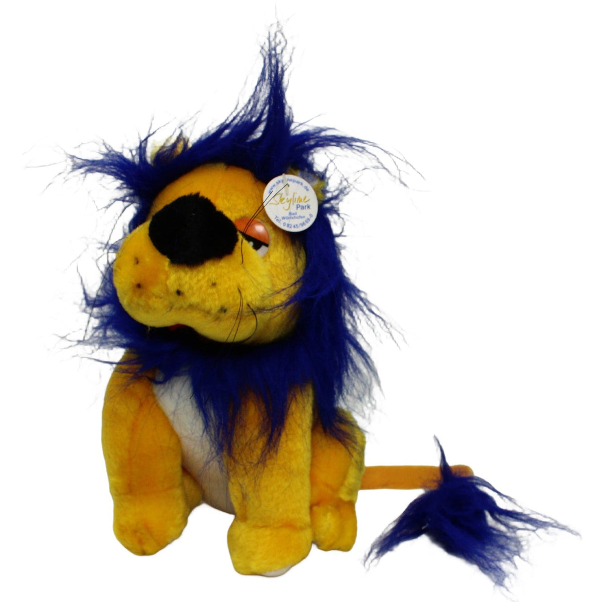 123000023964 Allgäu Skyline Park Skyline Park Löwe mit blauer Mähne Kuscheltier Kumpel Leo 22cm Blau ebay - 20 - stofftiere