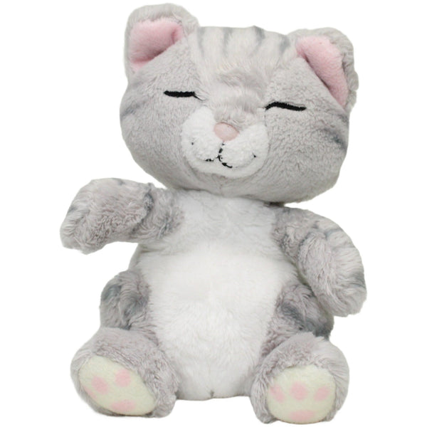 Sleeping Pets, kleine graue Katze