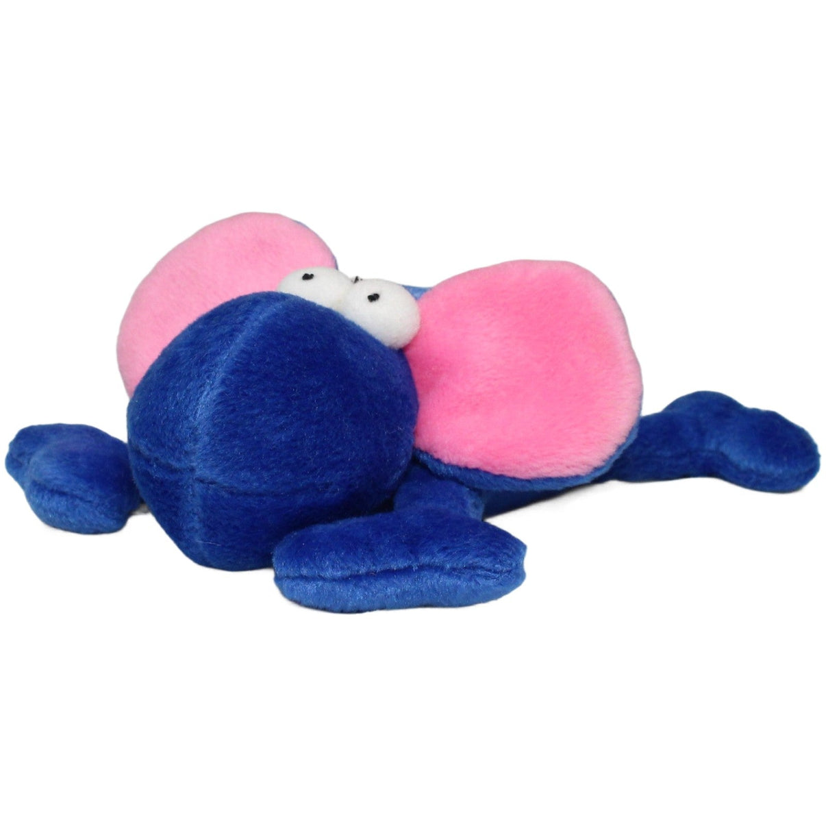 123000023990 HEYE Guillermo Mordillo, blaue Maus Kuscheltier Kumpel Leo 18cm _Vintage_ Blau