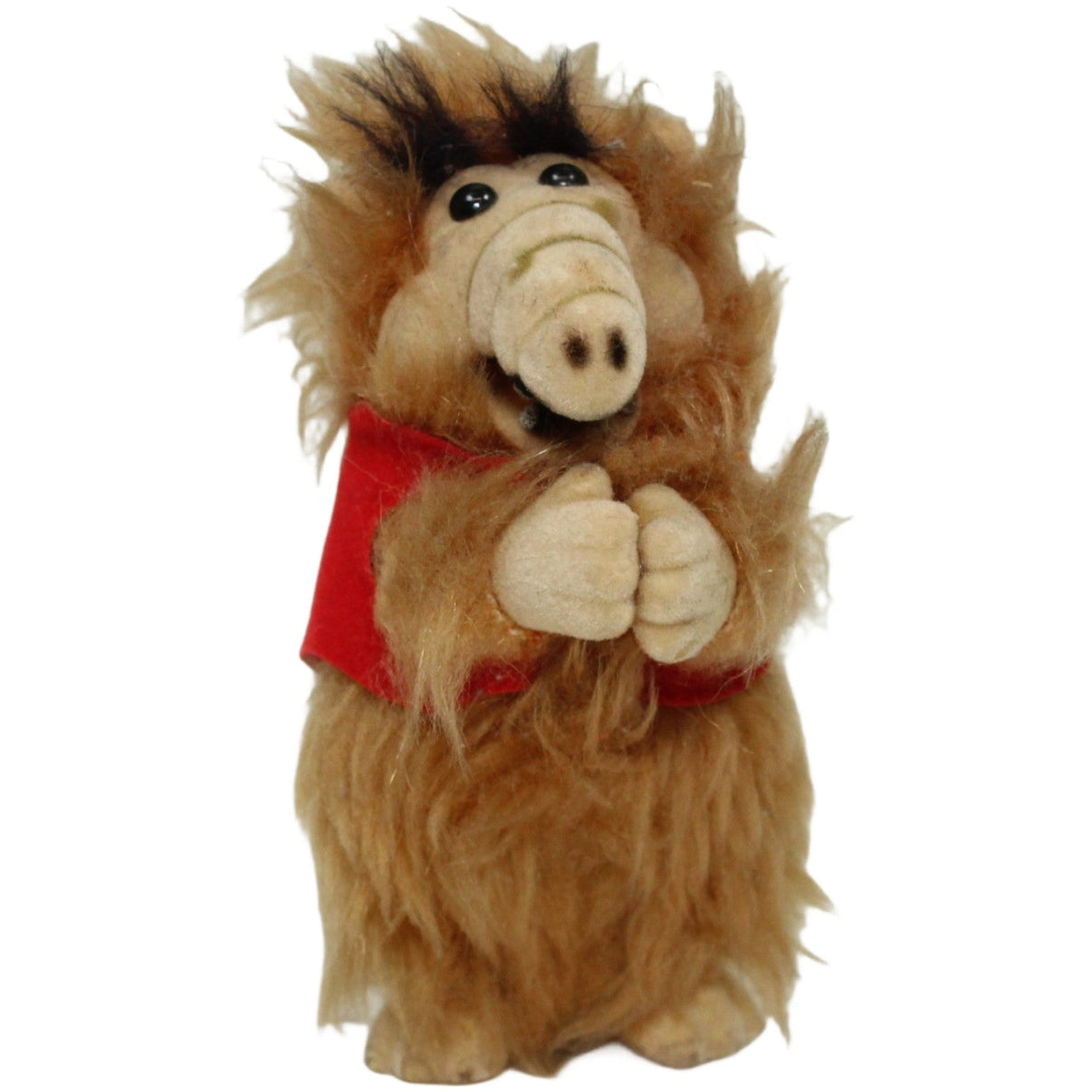 123000024000 Unbekannt Mini Alf mit Weste "THANK YOU" Klammeraffe Kumpel Leo 10cm _Vintage_ Alien