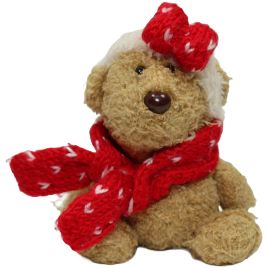 Steinbeck, kleiner Teddybär mit Schal & Stirnband