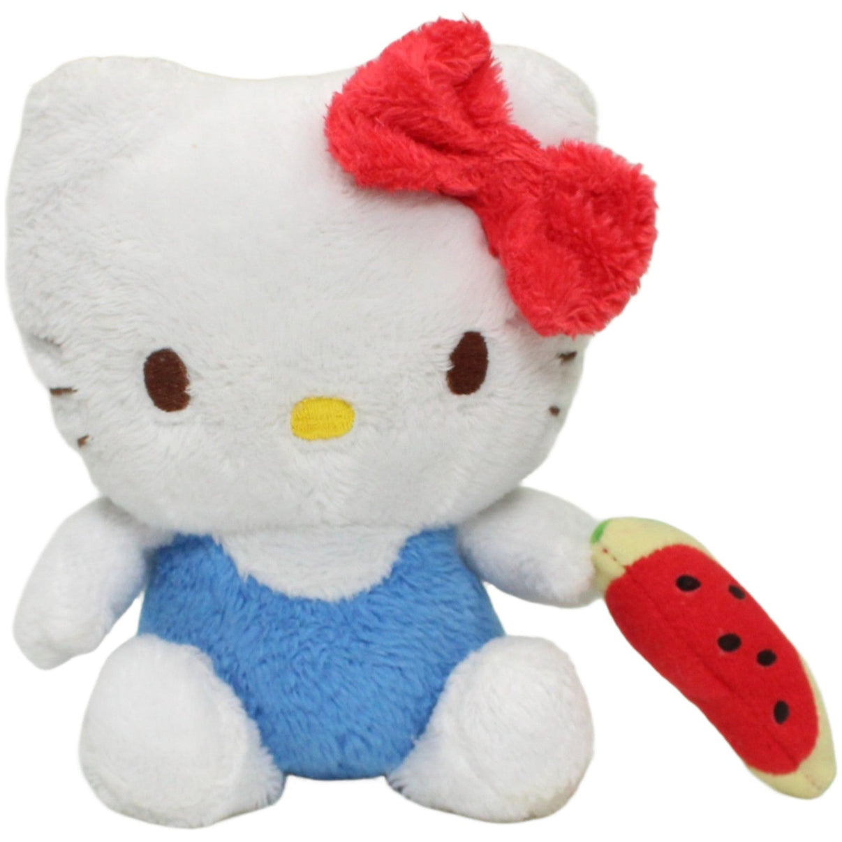 123000024008 Giochi Preziosi Kleine Hello Kitty mit Wassermelone Kuscheltier Kumpel Leo 14cm Blau Charakter