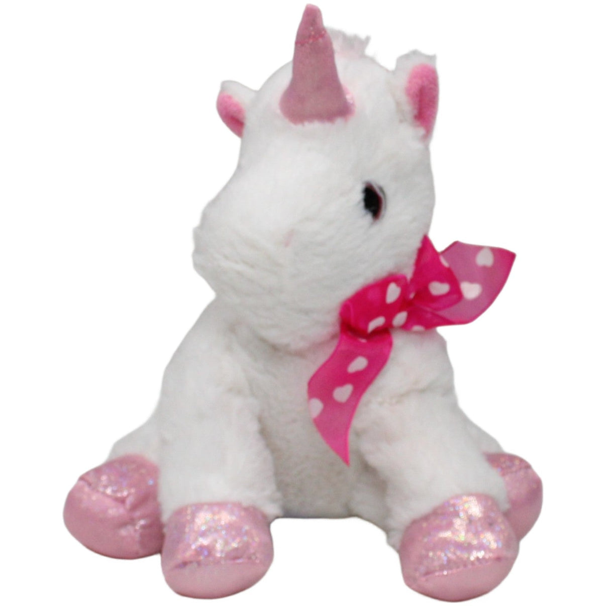 123000024012 Heunec Weißes Einhorn mit Schleife, sitzend Kuscheltier Kumpel Leo 20cm ebay - stofftiere Einhorn