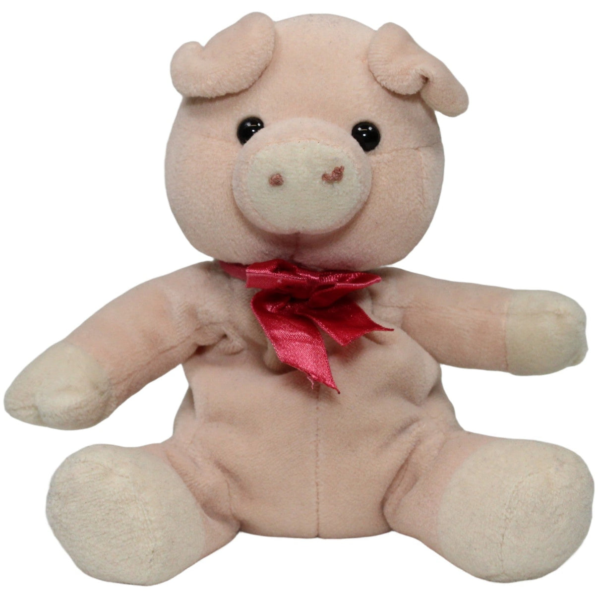 123000024044 Unbekannt Süßes Schwein mit pinker Schleife Kuscheltier Kumpel Leo 19cm ebay - stofftiere Gebraucht