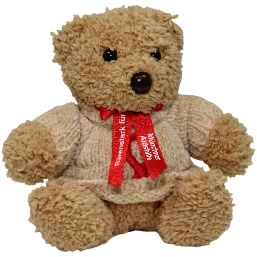 Münchner Aidshilfe, Teddybär mit beigem Pullover