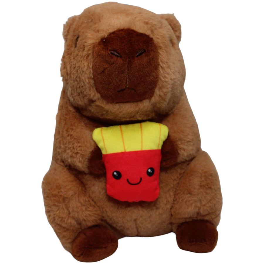 Flos Toys, großes Capybara mit Pommes-Tüte