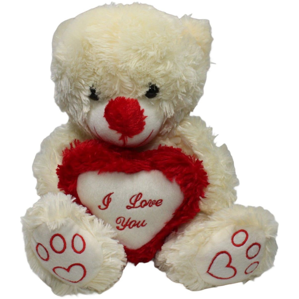 123000024059 Unbekannt Großer Teddy mit Herz "I love You", sitzend Kuscheltier Kumpel Leo 35cm ebay - 20 - stofftiere Gebraucht