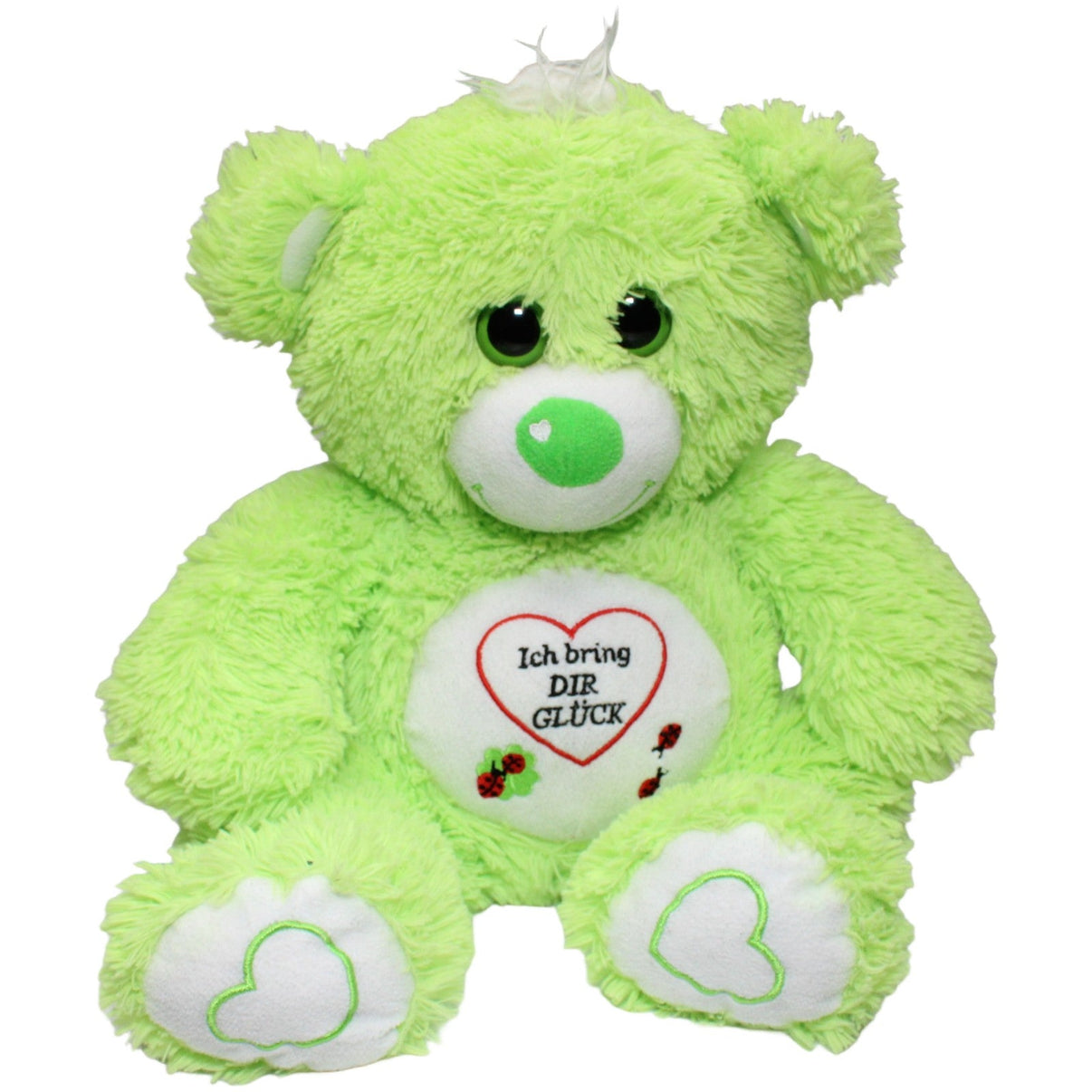 123000024078 Morgenroth Grüner XL Bär "Ich bring DIR GLÜCK" Kuscheltier Kumpel Leo 50cm Bär ebay - 20 - stofftiere