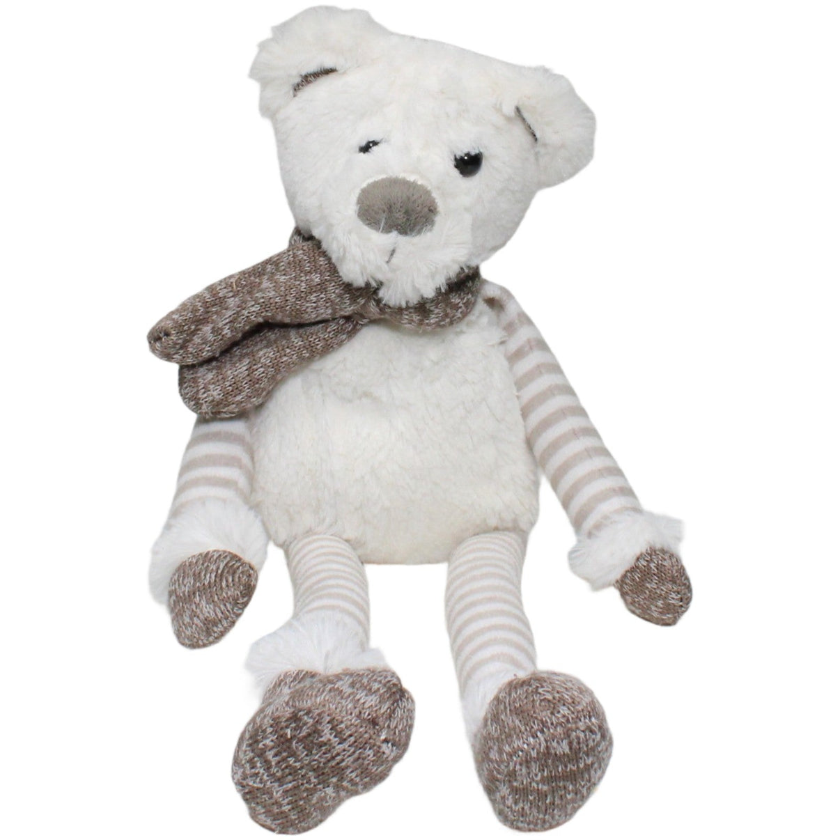 123000024091 Accentra Schlenker Bär mit gesteiften Armen & Beinen, weiß Kuscheltier Kumpel Leo 40cm Bär ebay - stofftiere