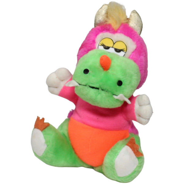 Bunter Dino, sitzend