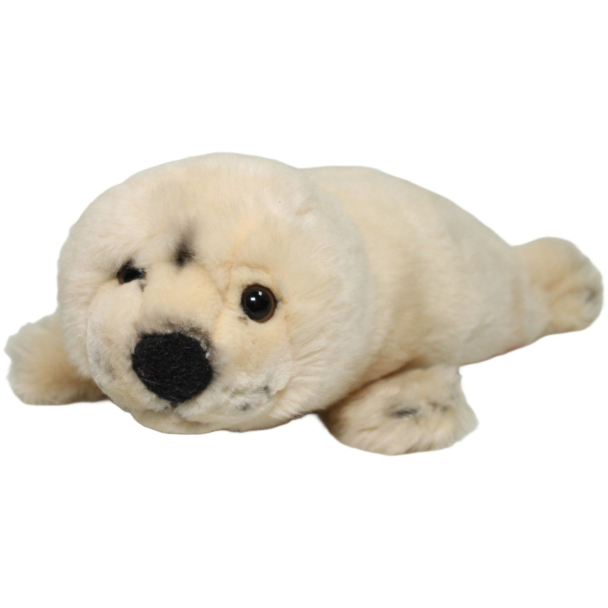 123000024411 Teddy - Hermann Süßes Robbe, liegend Kuscheltier Kumpel Leo 30cm Beige ebay - stofftiere