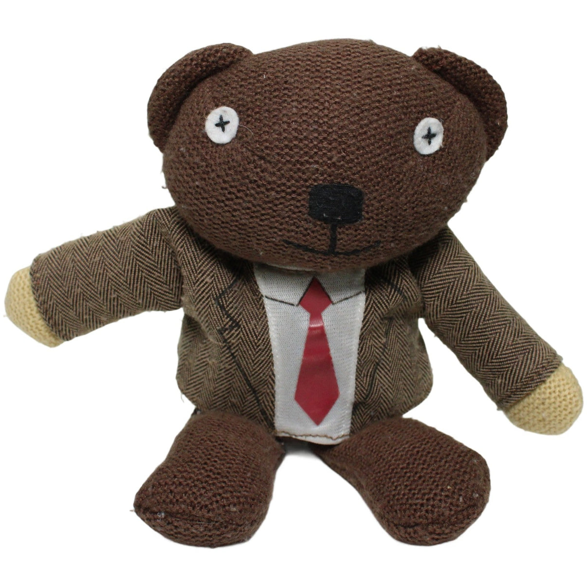 123000024418 TY Teddy von Mr. Bean im Jackett mit Krawatte Kuscheltier Kumpel Leo 20cm Braun Charakter