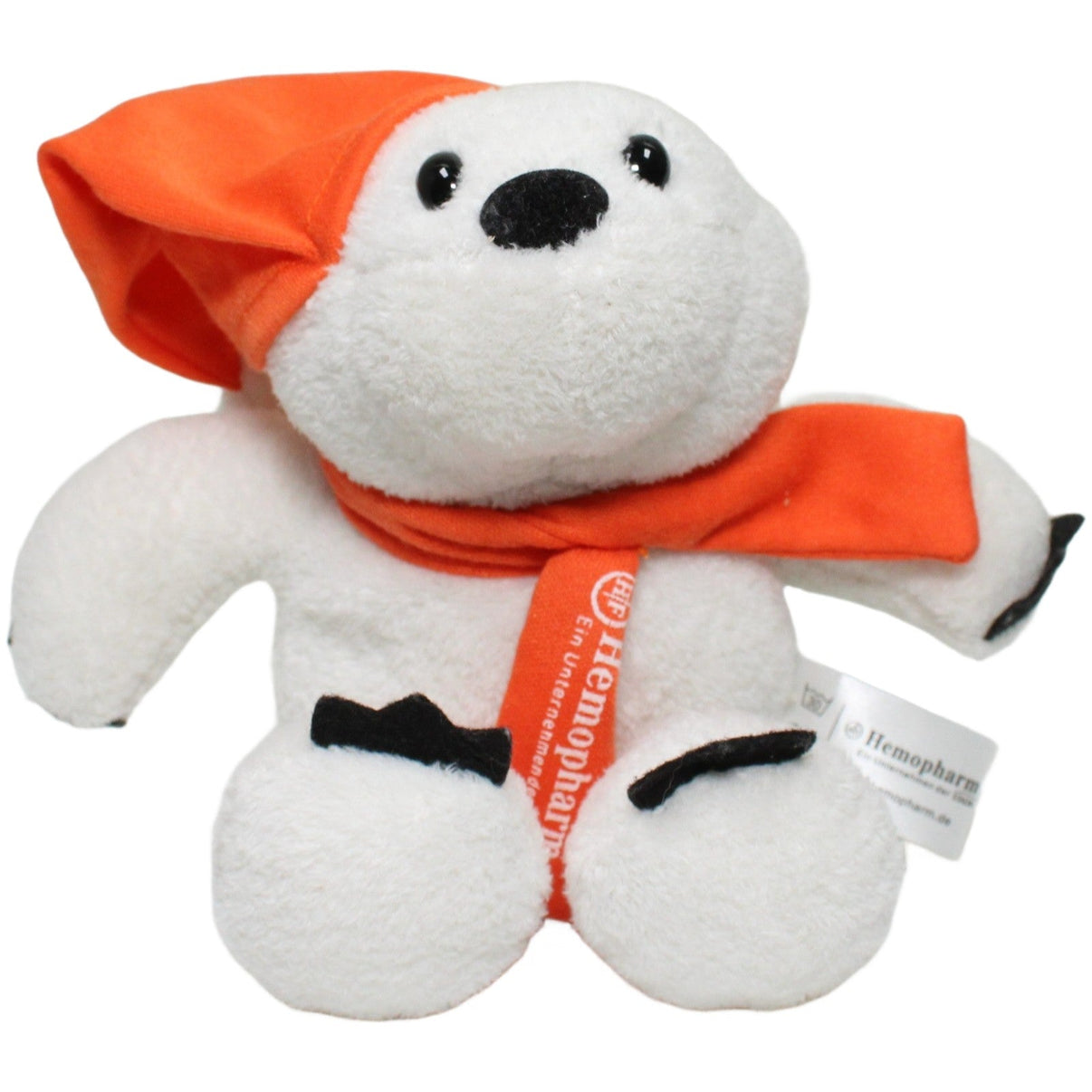 123000024420 STADA Hemopharm, süßer Eisbär mit Mütze & Schal Kuscheltier Kumpel Leo 20cm ebay - stofftiere Eisbär