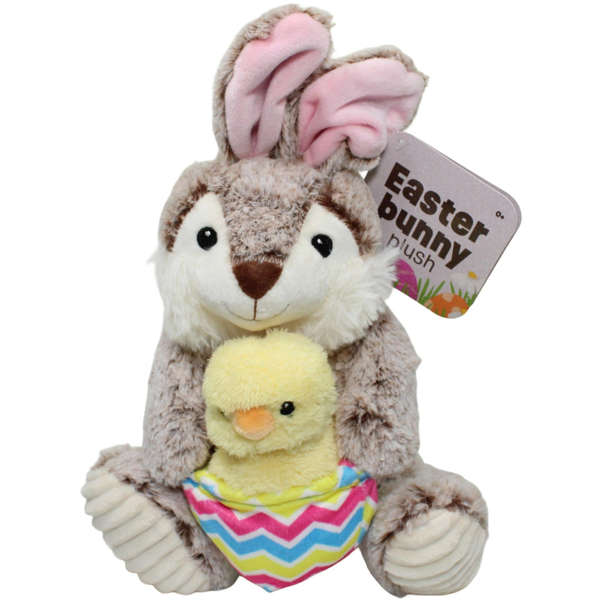 123000024425 Action Süßer Oster - Hase mit Küken im bunten Korb Kuscheltier Kumpel Leo 25cm ebay - neu - stofftiere Ente