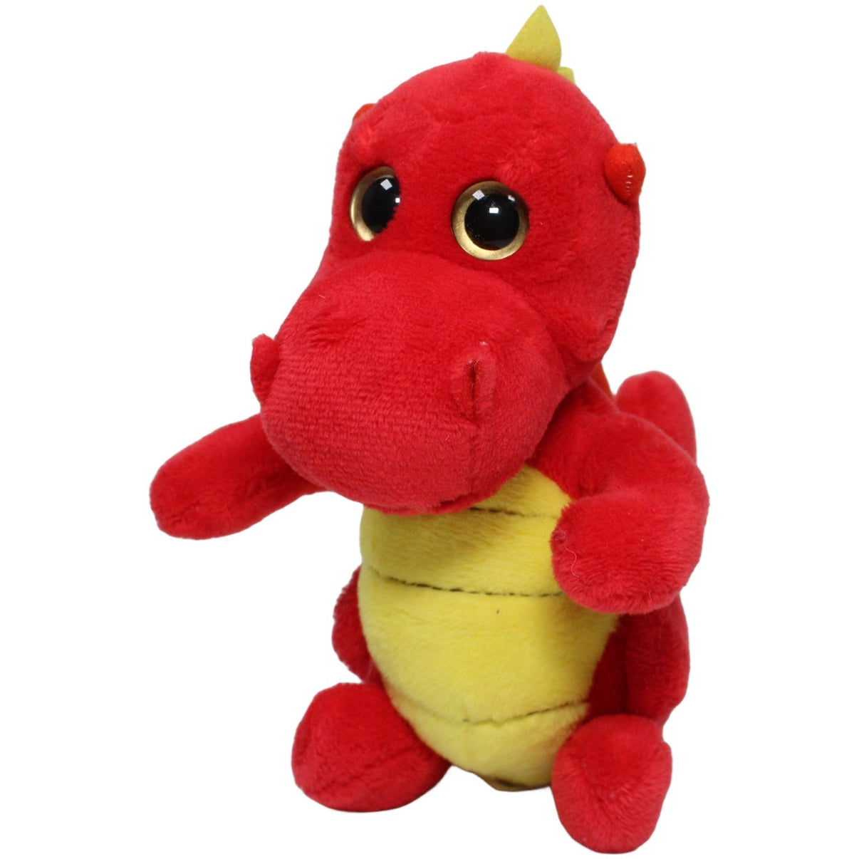 123000024426 Cornelissen Süßer roter Drache mit gelben Bauch Kuscheltier Kumpel Leo 17cm Drache ebay - stofftiere