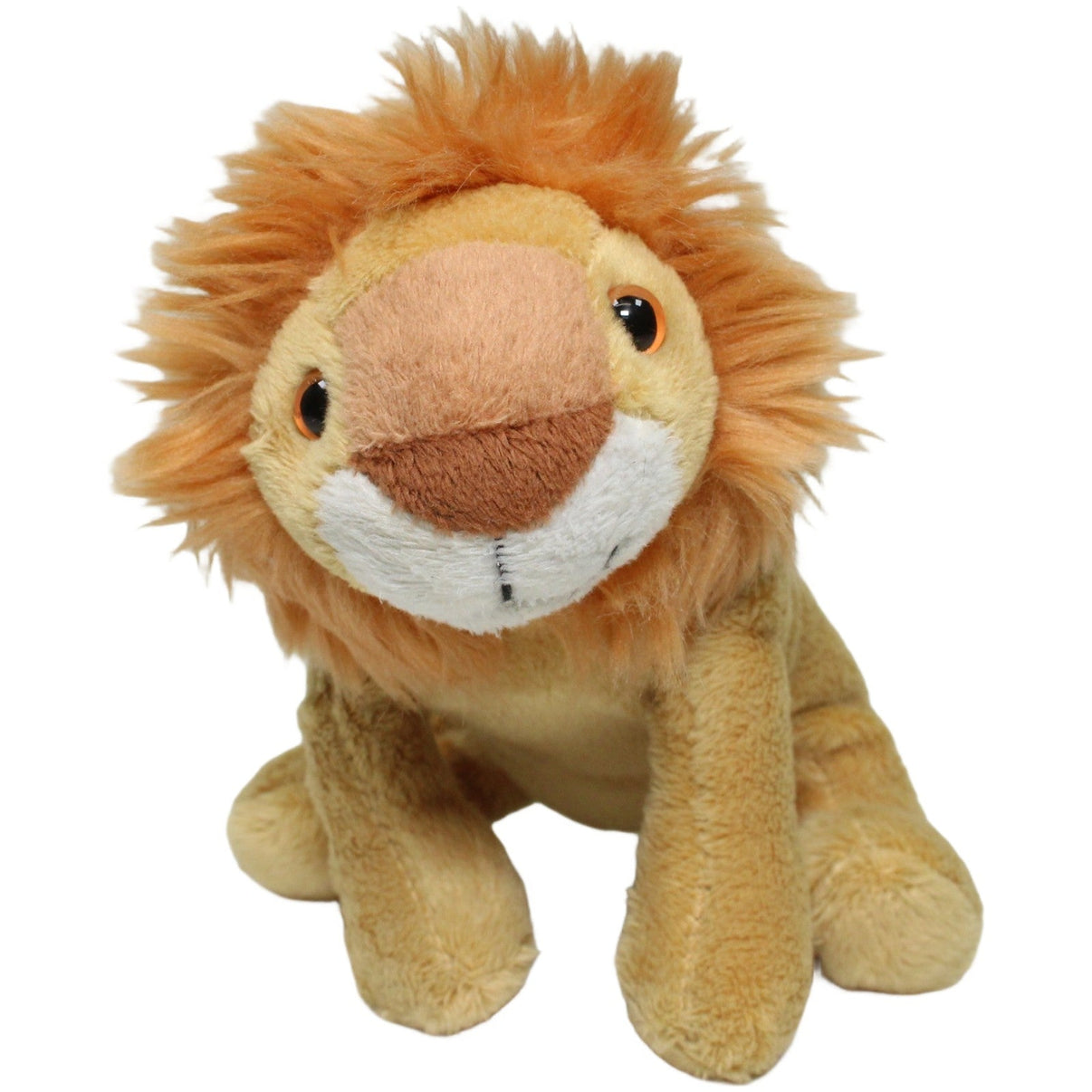 123000024443 Cornelissen Sitzender Löwe, klein Kuscheltier Kumpel Leo 15cm Beige Braun
